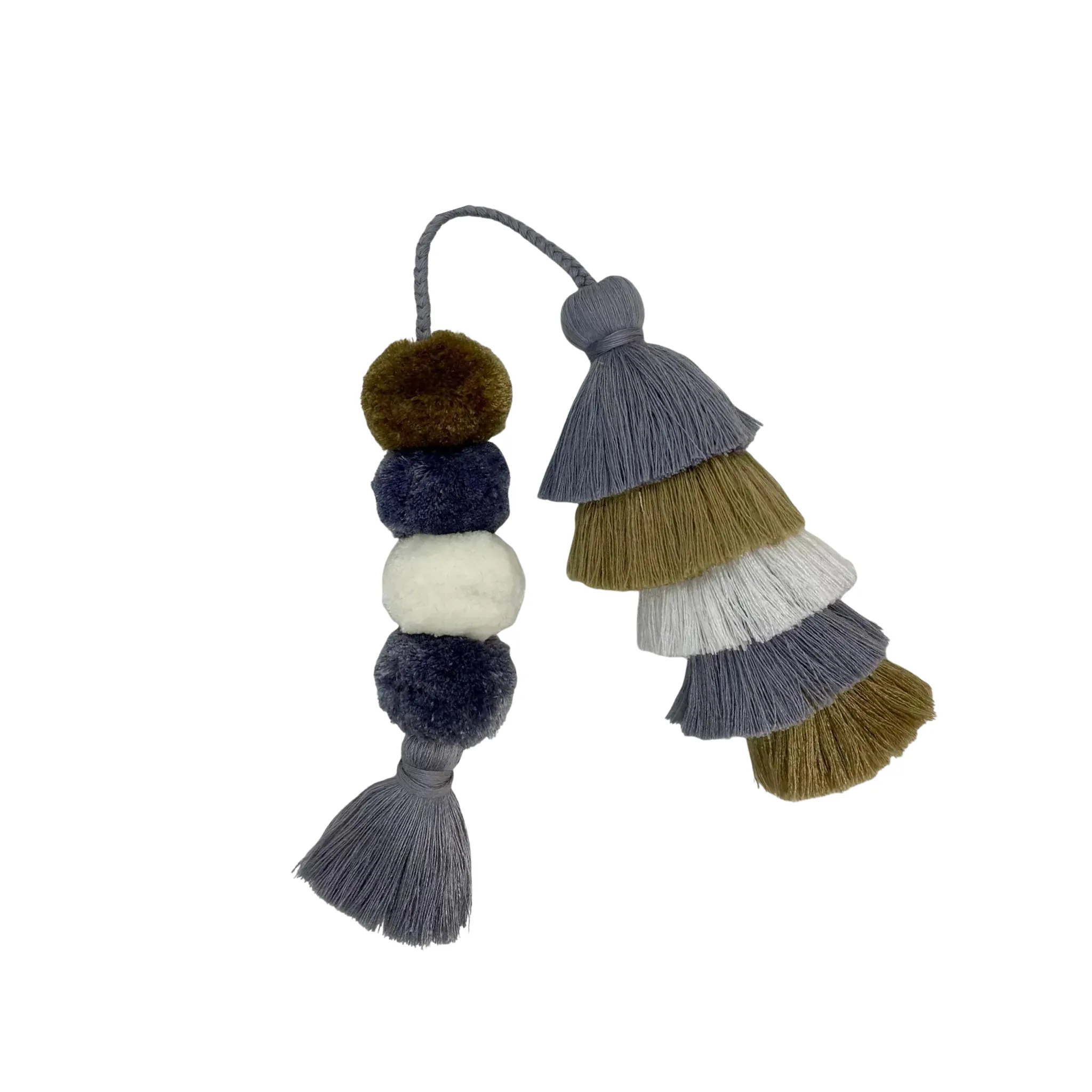Flair Pom | Putty + Beige + White sold by The Lilley Line