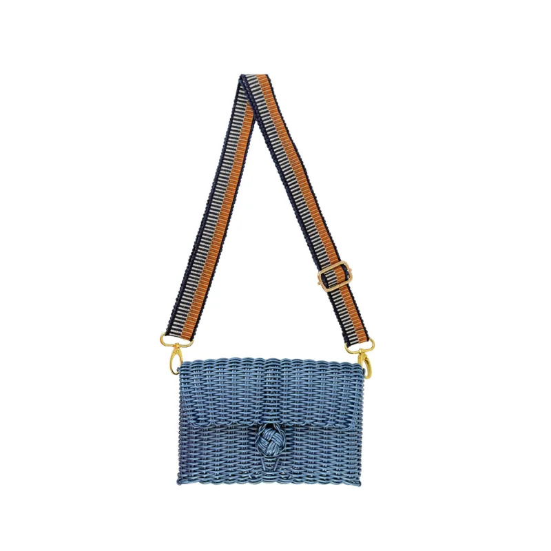 Crossbody Bag | Fog Blue/Cinnamon - Fog Blue made by The Lilley Line
