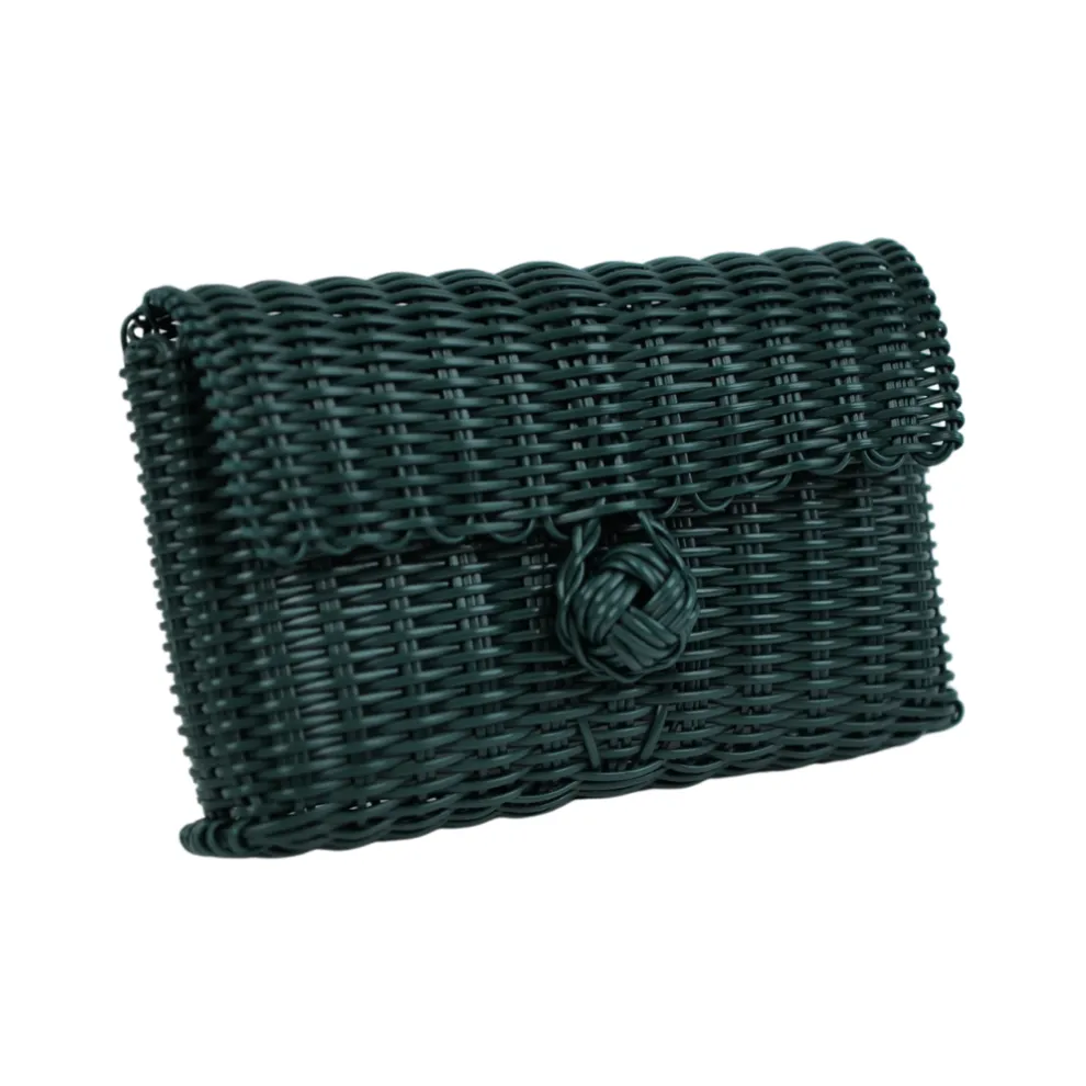 Pochette | Indigo Marble Cubes in Evergreen sold by The Lilley Line product image thumbnail 3