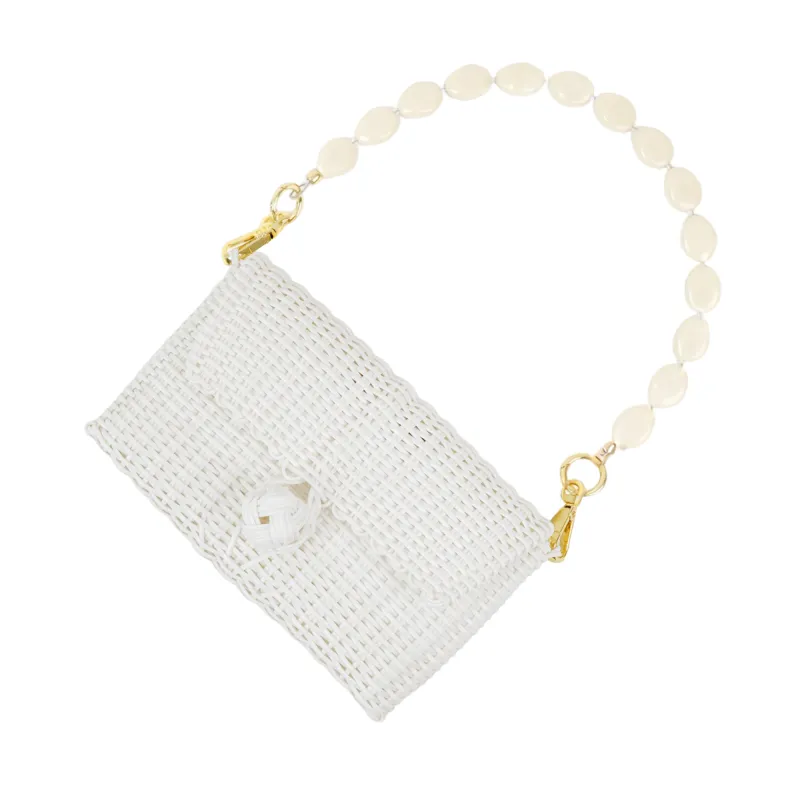 Pochette | Ivory River Stone in White made by The Lilley Line