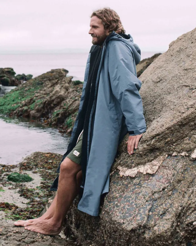 All Weather Sherpa Changing Robe - Mineral Blue sold by Vivida Lifestyle