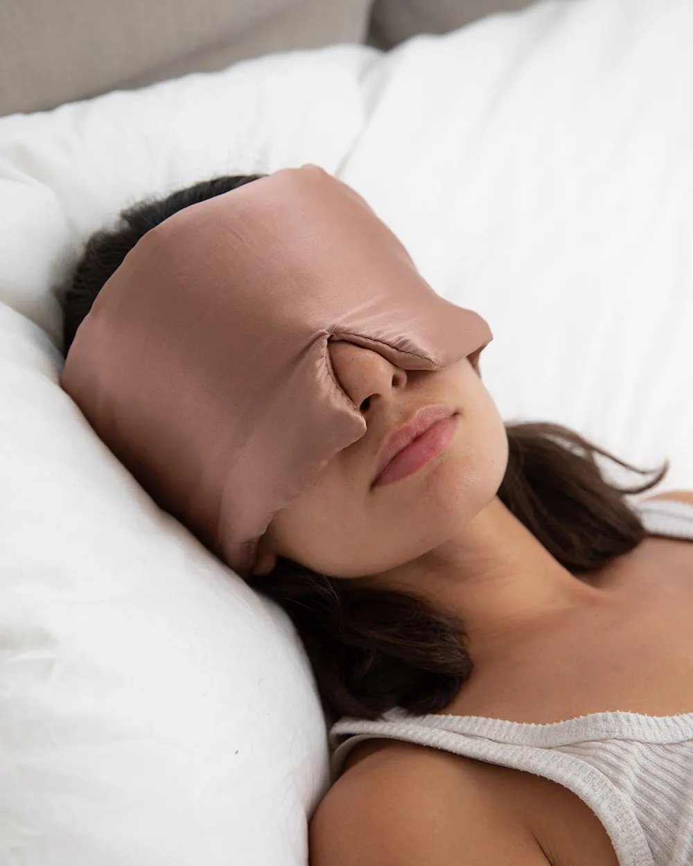 Silk Blackout Eye Mask - Misty Rose sold by Vivida Lifestyle