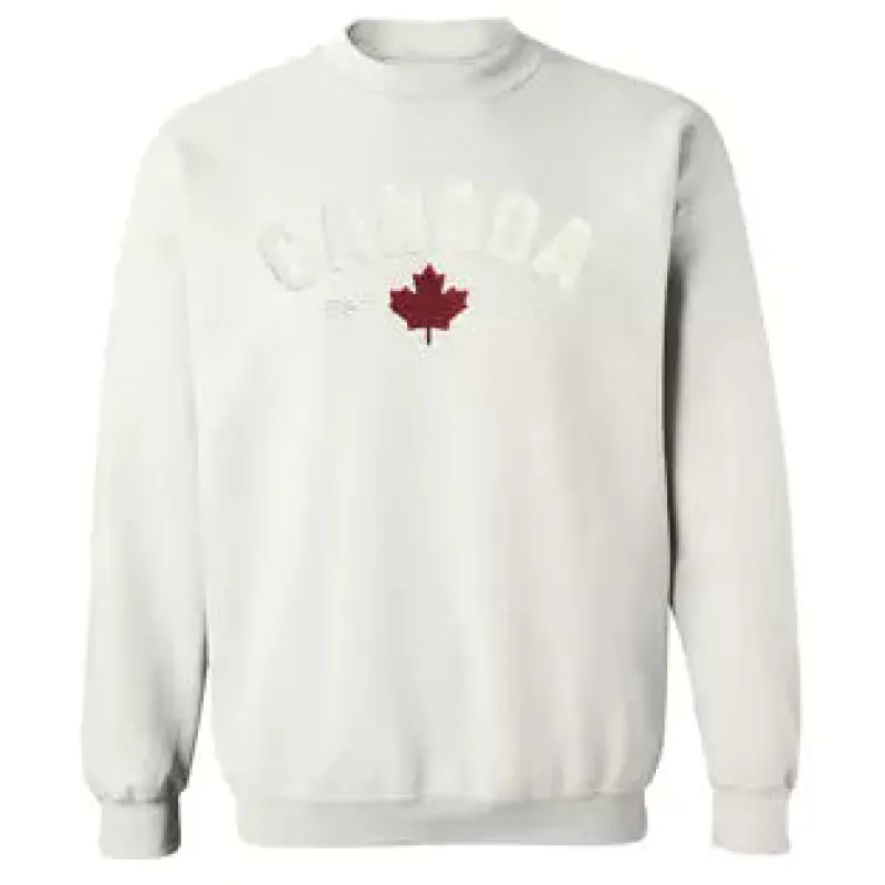 CHENILLE CANADA ARCH CREWNECK sold by Oh Canada WPG