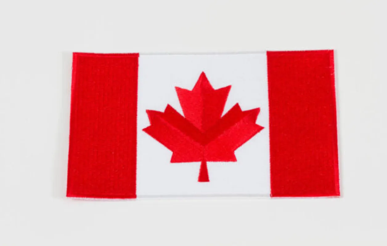 CANADA FLAG PATCH - 3.5 X 6 sold by Oh Canada WPG