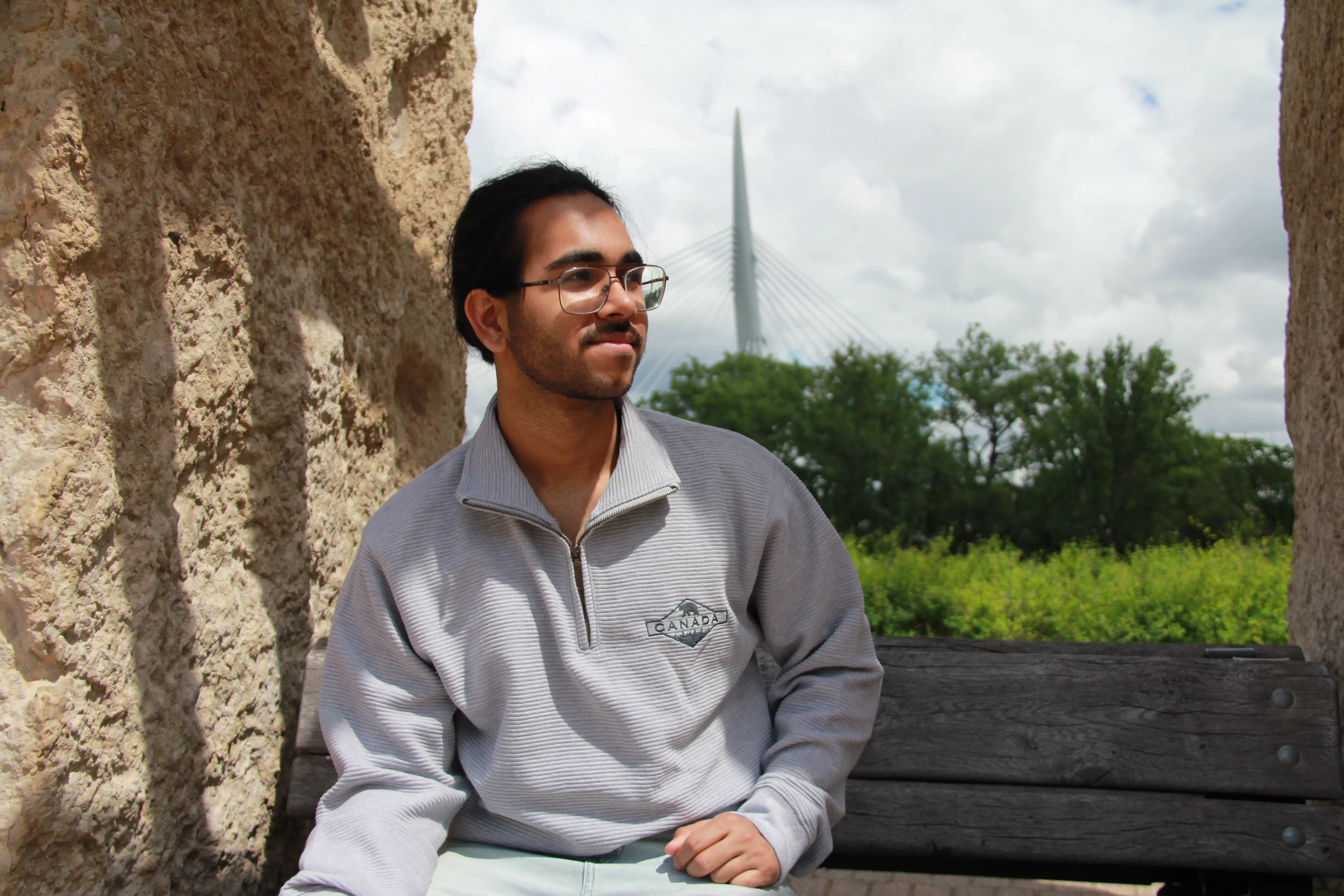 1/4 ZIP OTTOMAN SWEATER sold by Oh Canada WPG product image thumbnail 2