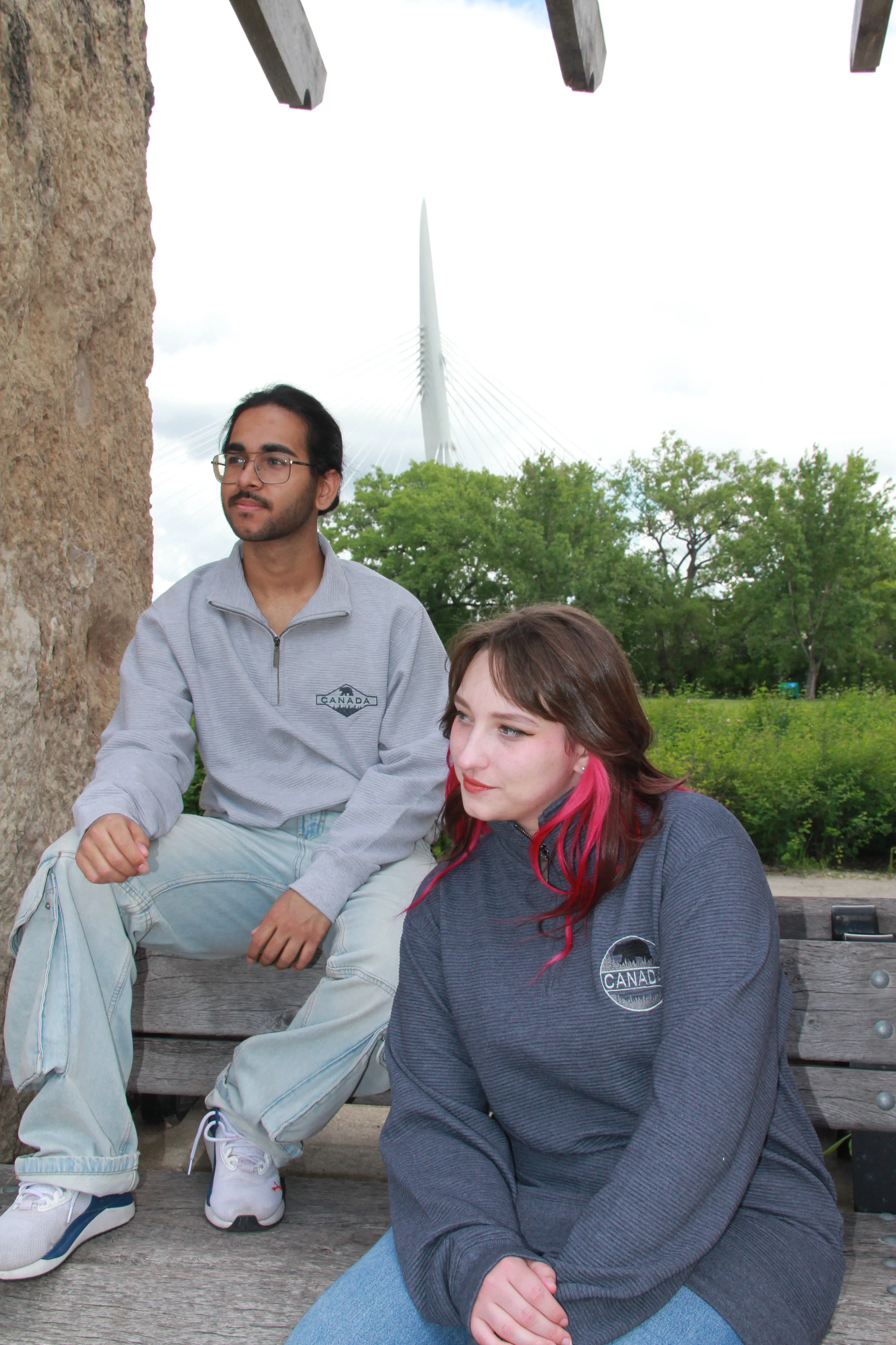 1/4 ZIP OTTOMAN SWEATER sold by Oh Canada WPG product image thumbnail 3