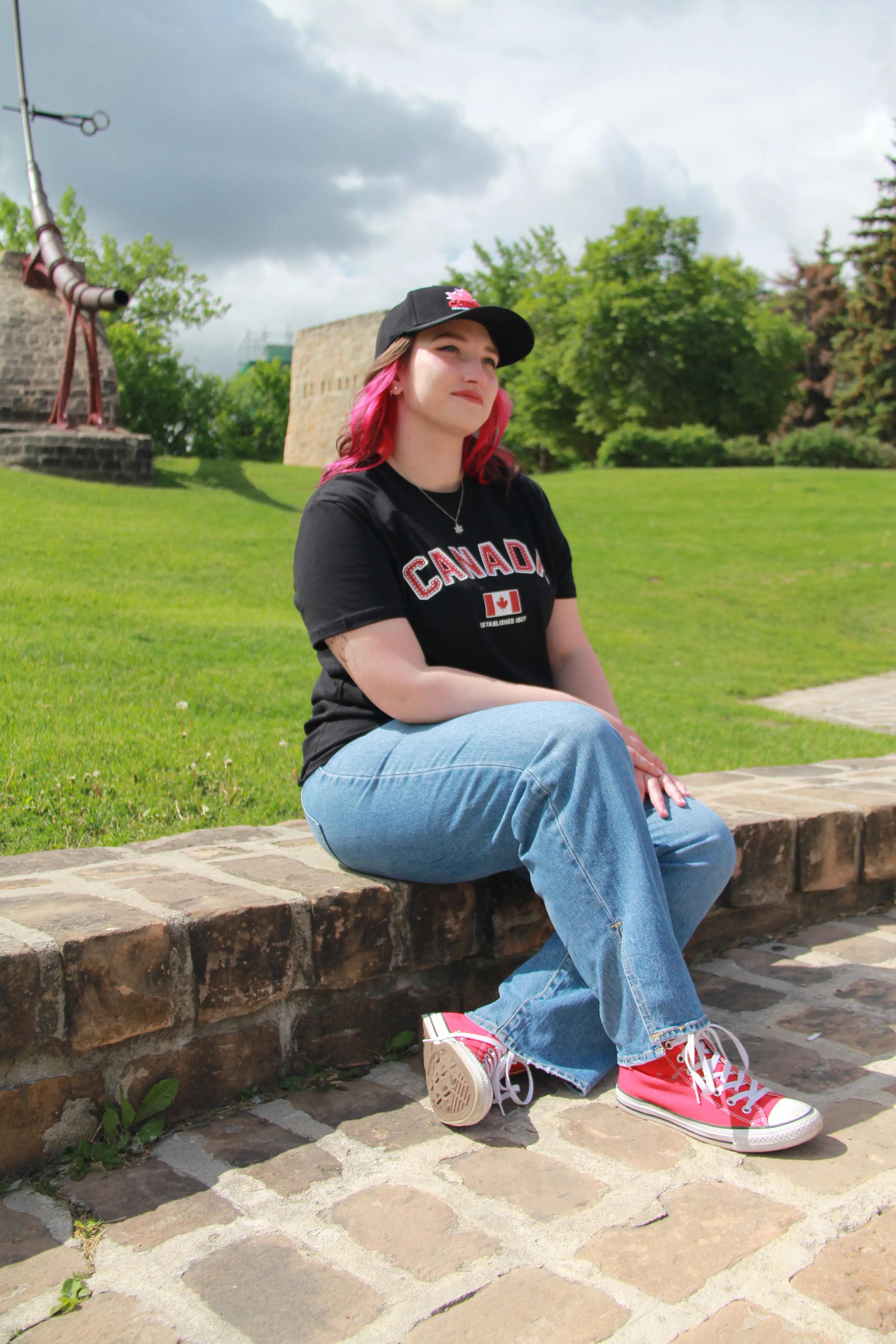 CANADA EST 1867 T-SHIRT sold by Oh Canada WPG product image thumbnail 2