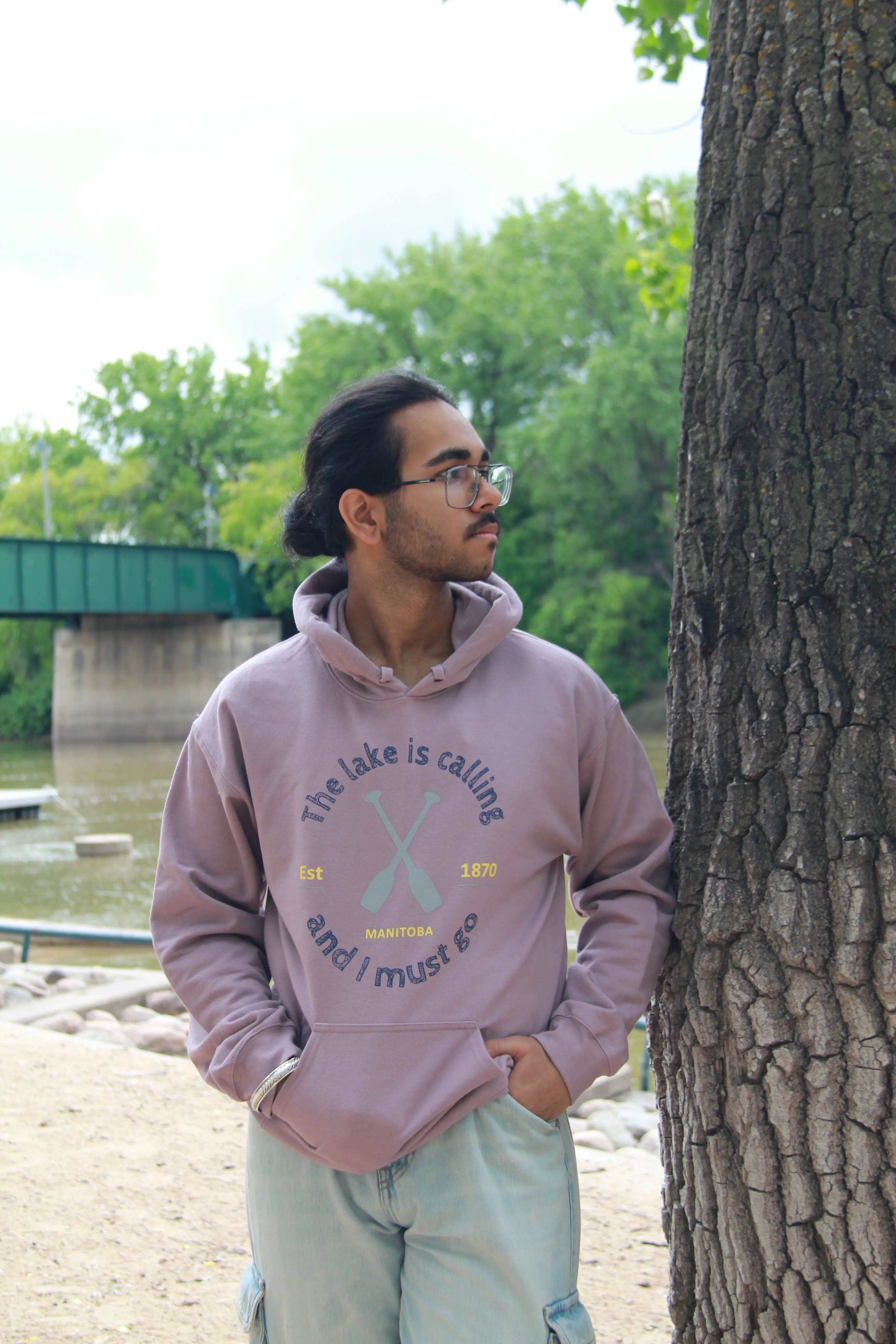 THE LAKE IS CALLING HOODIE sold by Oh Canada WPG product image thumbnail 2