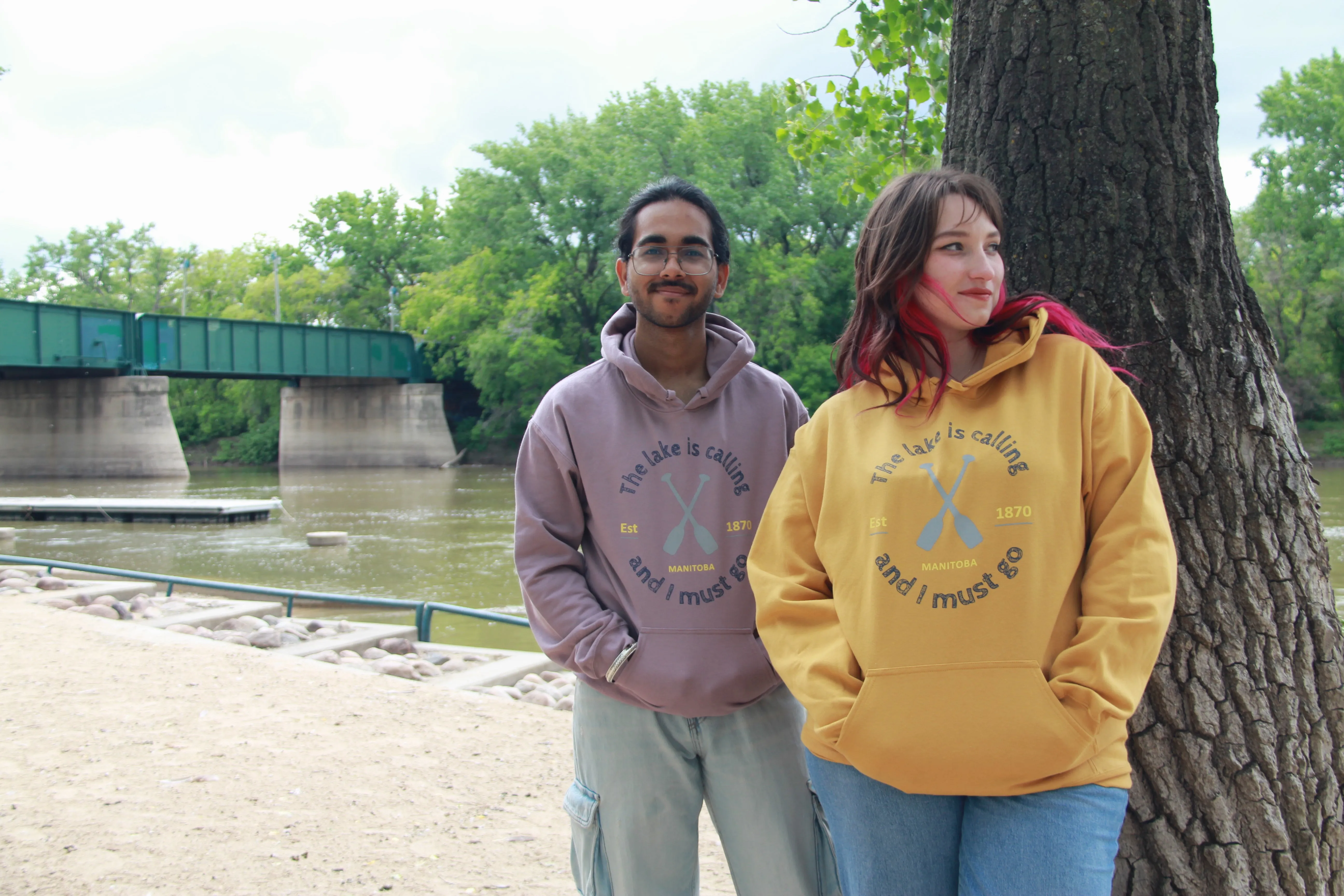 THE LAKE IS CALLING HOODIE sold by Oh Canada WPG