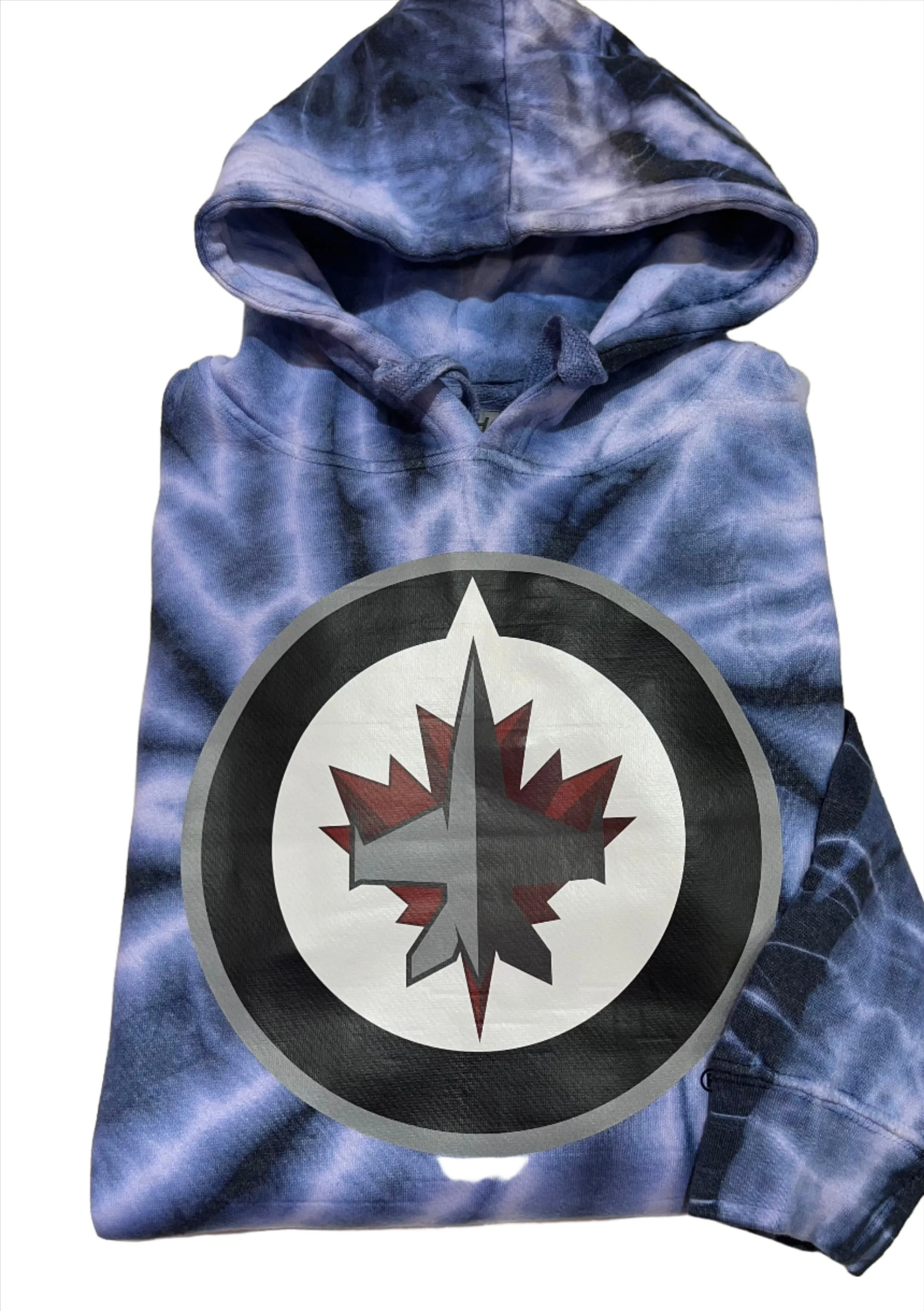 WINNIPEG JETS TIE DYED HOODIE sold by Oh Canada WPG