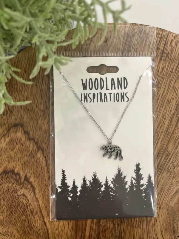 MOUNTAIN BEAR NECKLACE sold by Oh Canada WPG
