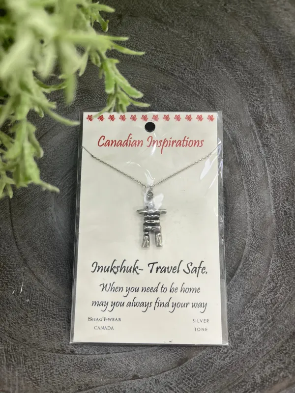 INUKSHUK NECKLACE sold by Oh Canada WPG