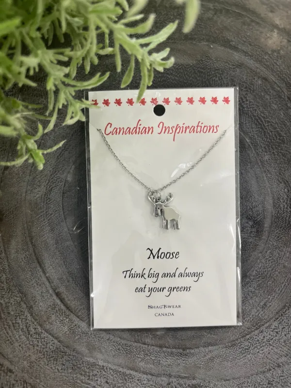 MOOSE NECKLACE sold by Oh Canada WPG