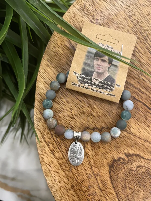 JASPER EAGLE BRACELET sold by Oh Canada WPG