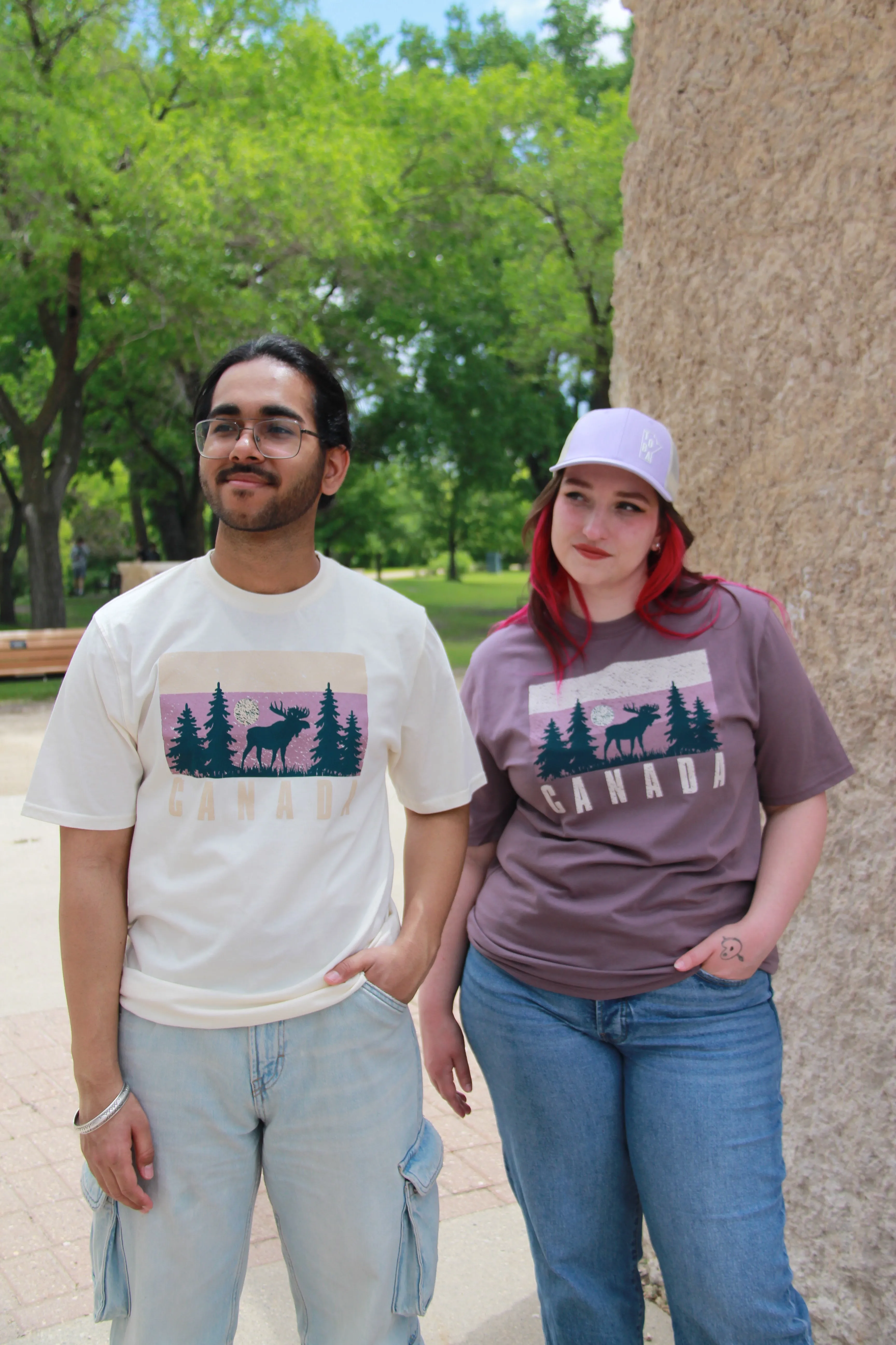 PINE MOOSE T-SHIRT sold by Oh Canada WPG