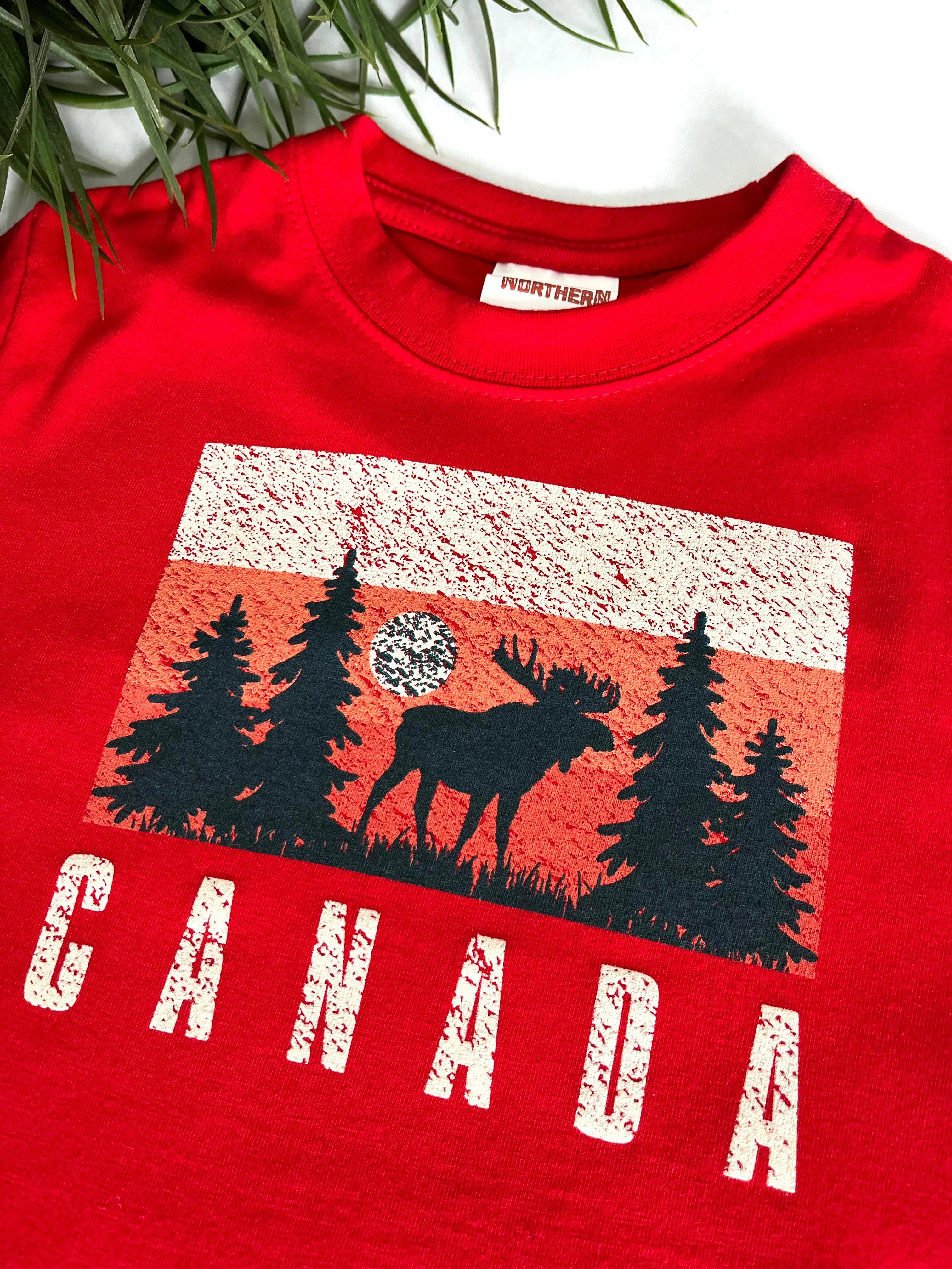 PINE MOOSE YOUTH T-SHIRT sold by Oh Canada WPG