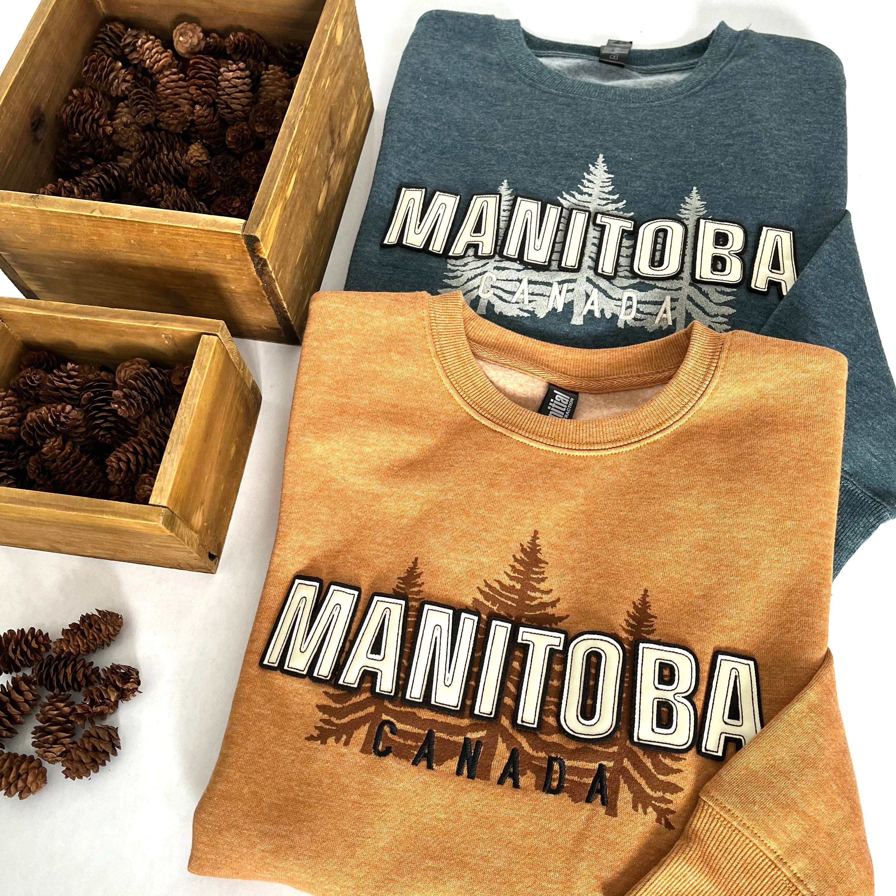 PINE TREES MANITOBA CREWNECK sold by Oh Canada WPG