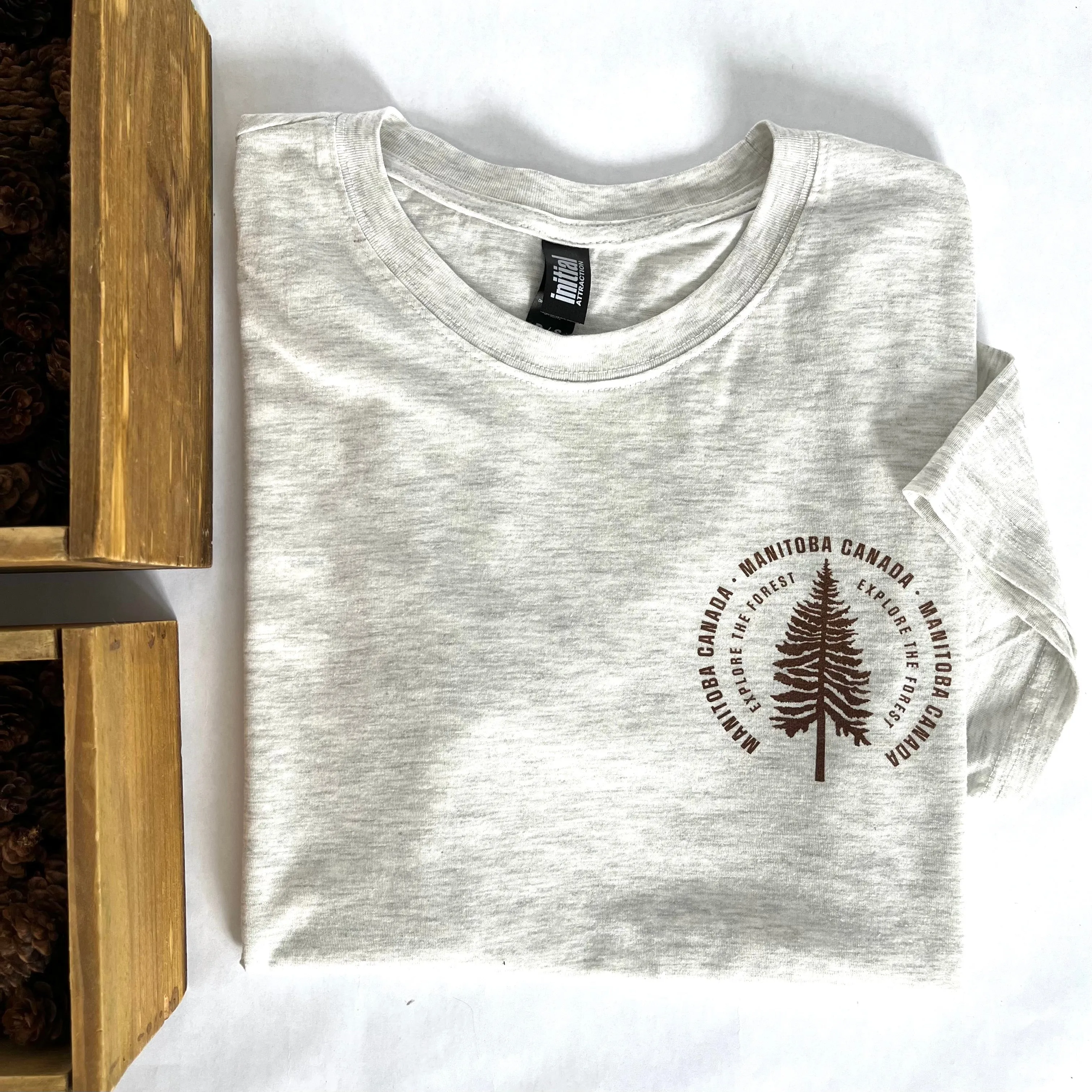 EXPLORE THE FOREST MANITOBA T-SHIRT sold by Oh Canada WPG product image thumbnail 4