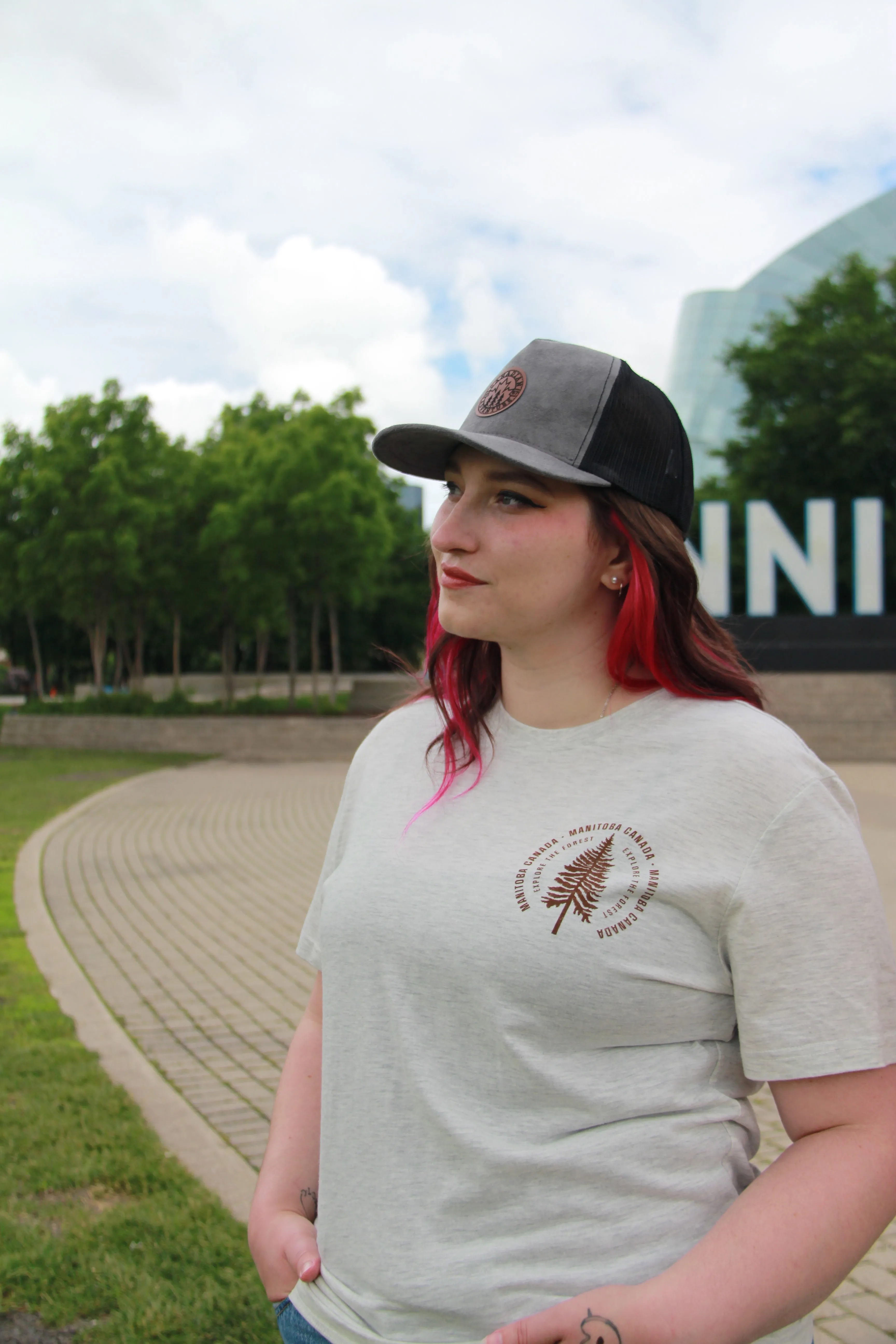 EXPLORE THE FOREST MANITOBA T-SHIRT sold by Oh Canada WPG product image thumbnail 3