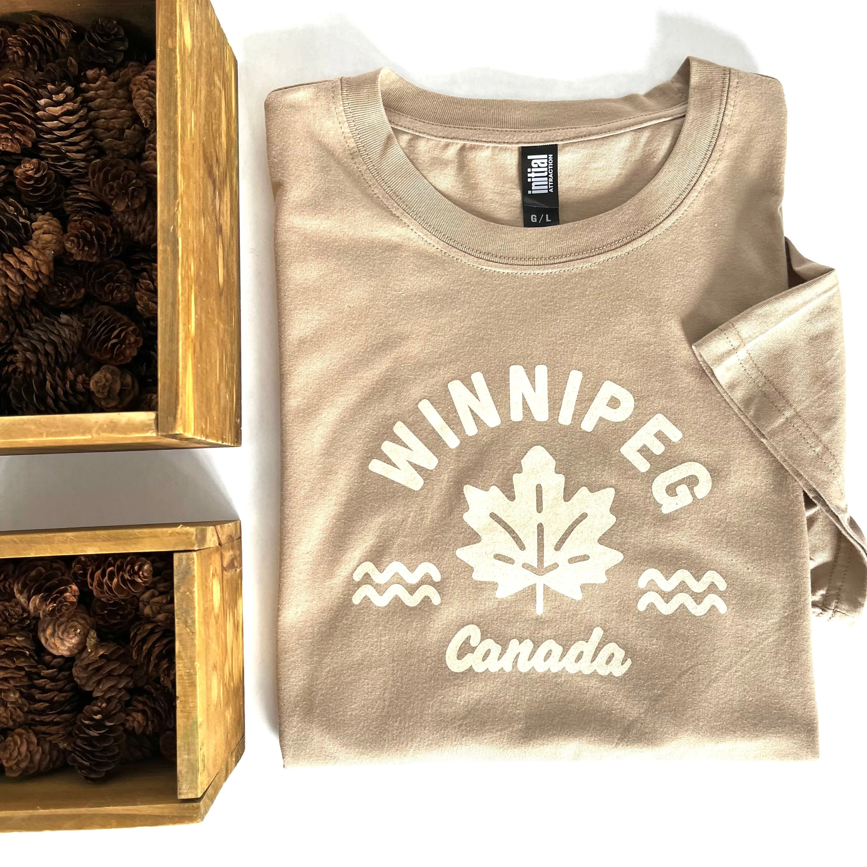 MAPLE LEAF WINNIPEG T-SHIRT sold by Oh Canada WPG product image thumbnail 5