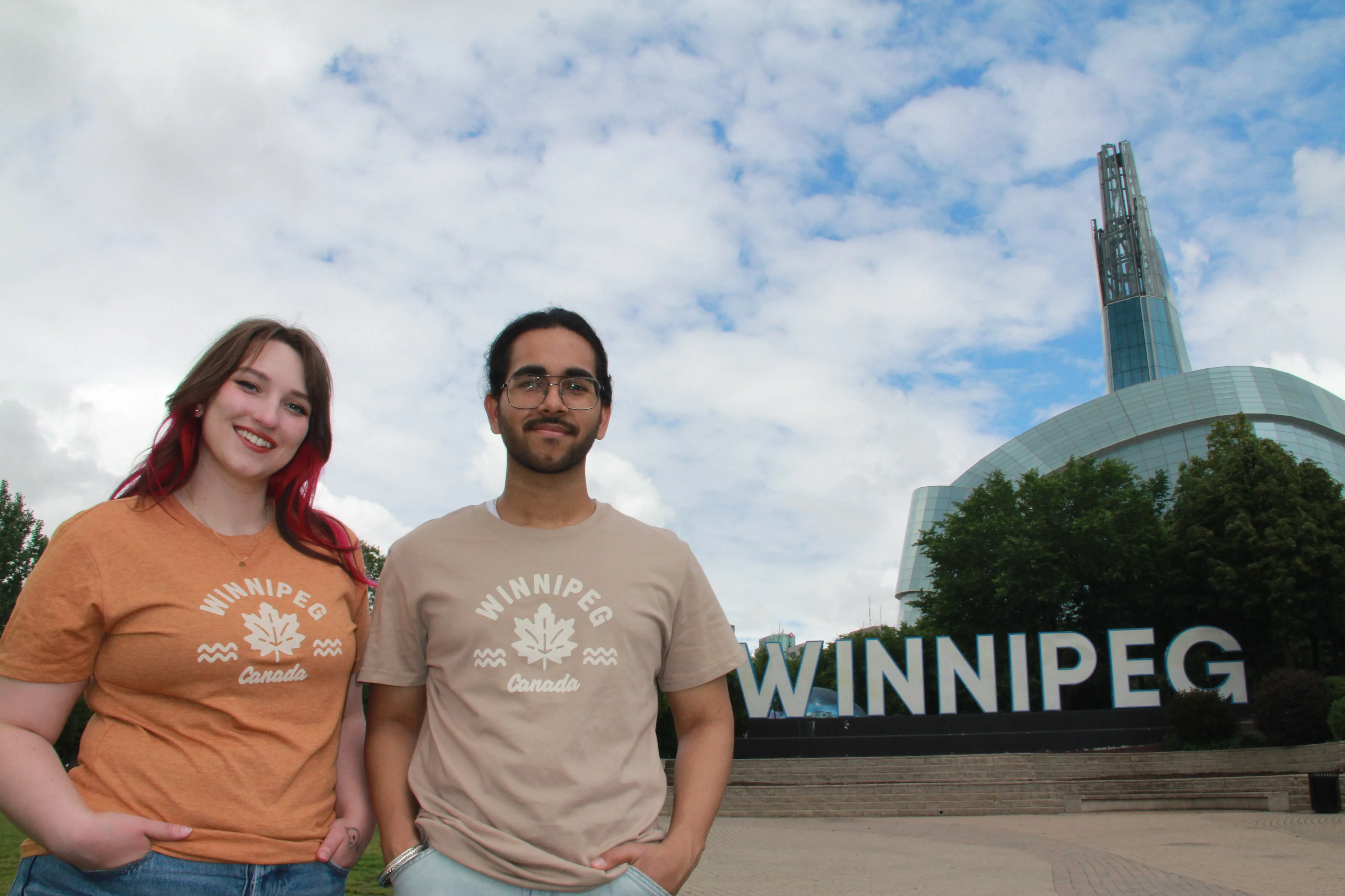 MAPLE LEAF WINNIPEG T-SHIRT sold by Oh Canada WPG