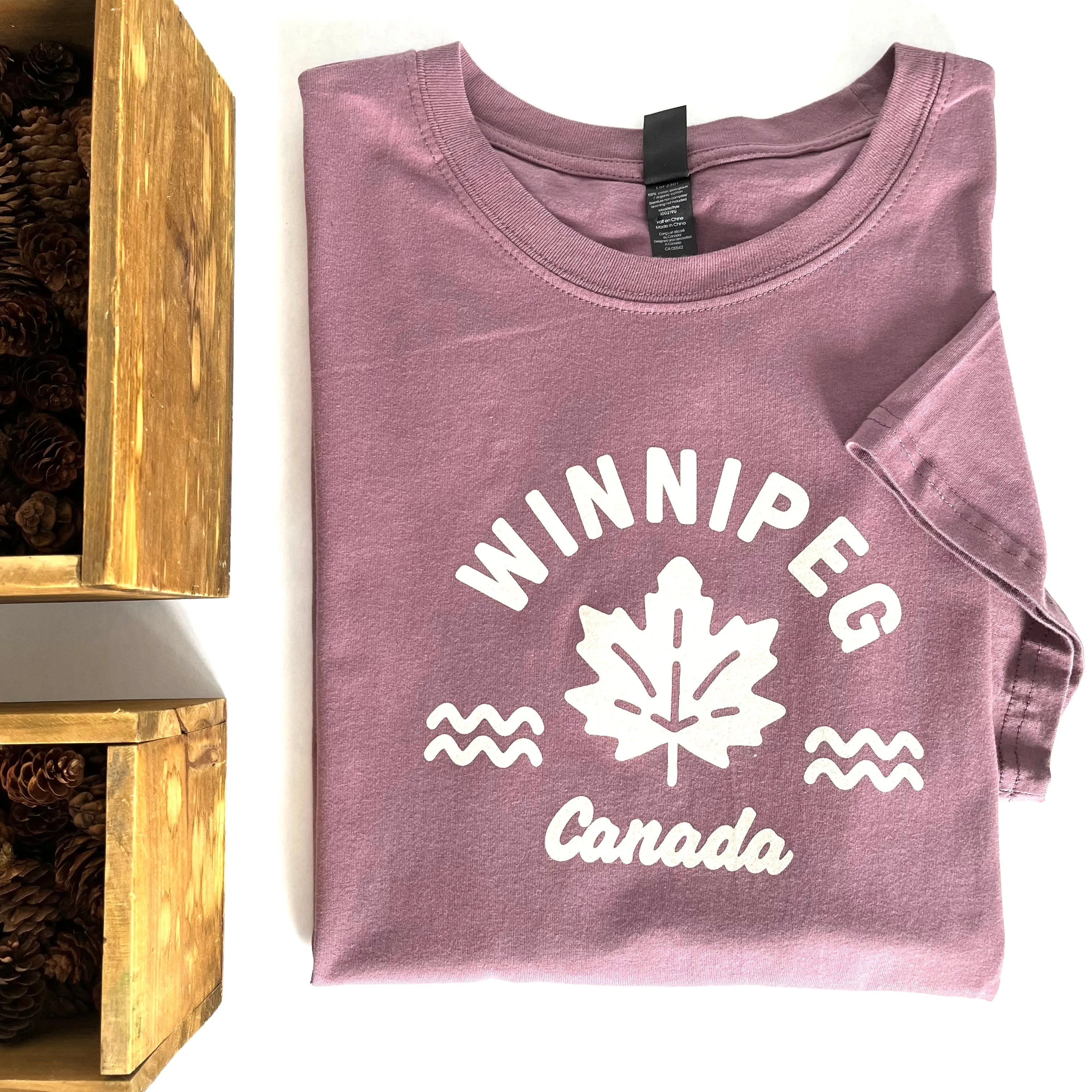 MAPLE LEAF WINNIPEG T-SHIRT sold by Oh Canada WPG product image thumbnail 2