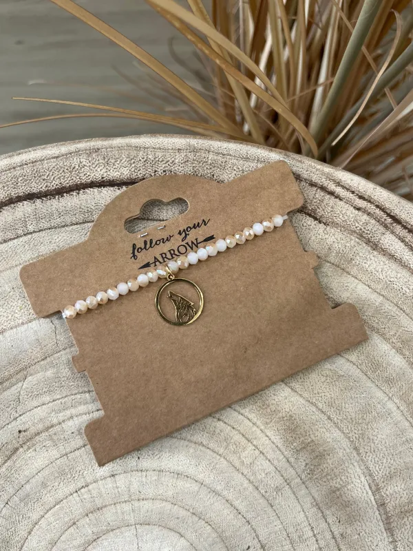 WOLF BEADED BRACELET sold by Oh Canada WPG