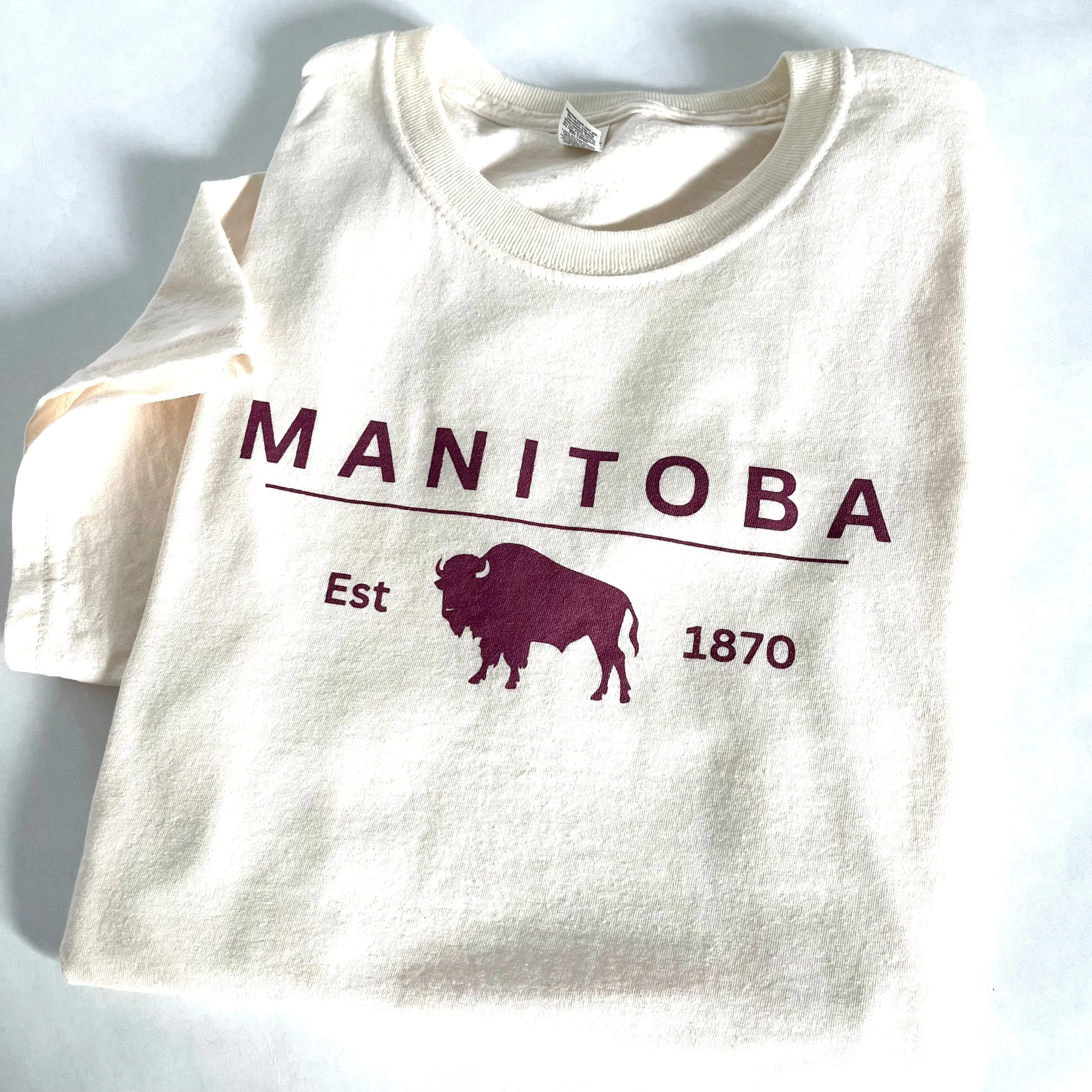 MANITOBA BISON 1870 T-SHIRT sold by Oh Canada WPG