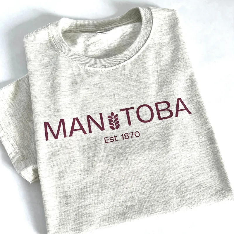 MANITOBA EST 1870 T-SHIRT sold by Oh Canada WPG