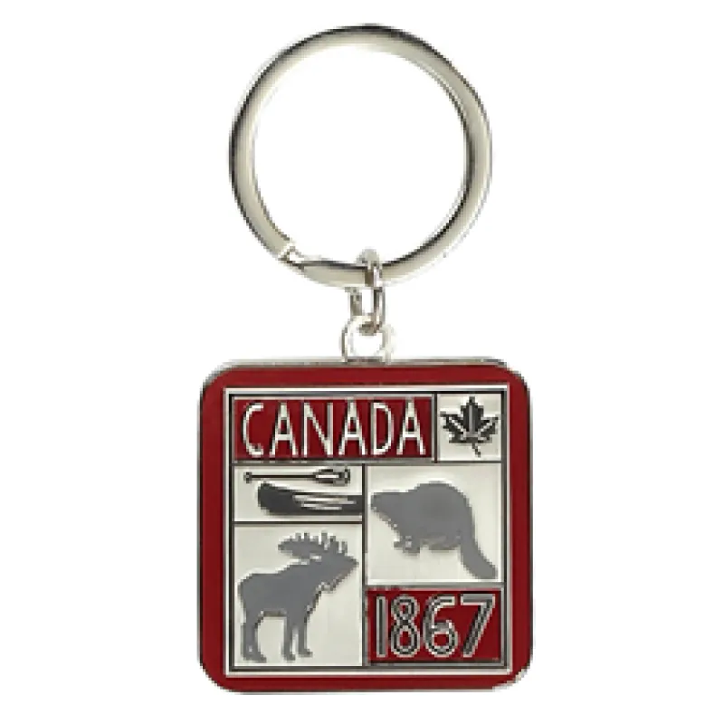 CANADA ICONS KEYCHAIN sold by Oh Canada WPG