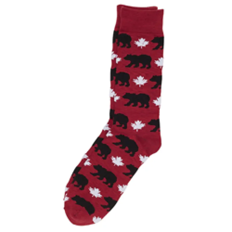 BEAR ADULT SOCKS sold by Oh Canada WPG