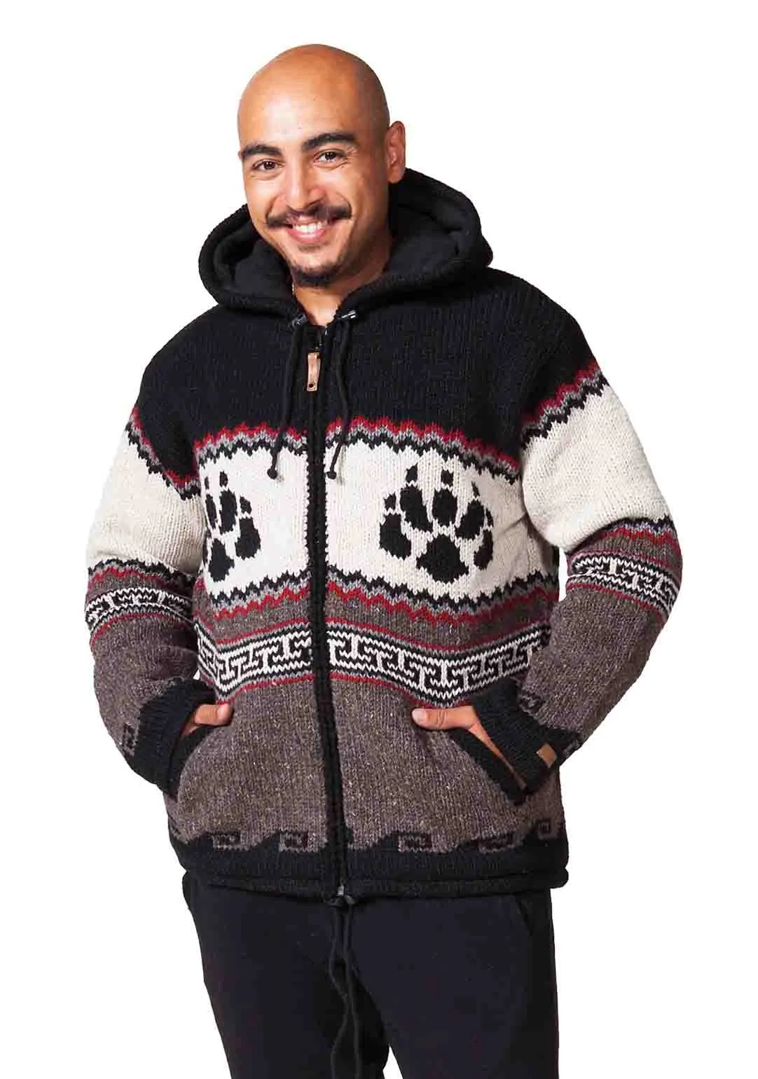 WOOL BEAR PAW JACKET sold by Oh Canada WPG