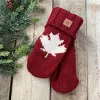 WOOL MAPLE LEAF MITTS sold by Oh Canada WPG