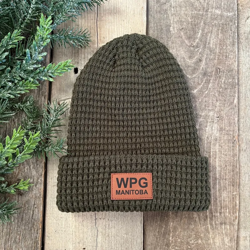 WAFFLE WINNIPEG BEANIE sold by Oh Canada WPG
