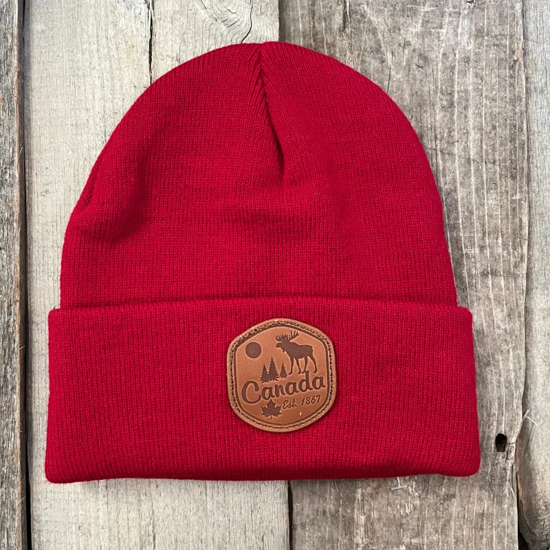 CANADA PATCH BEANIE sold by Oh Canada WPG