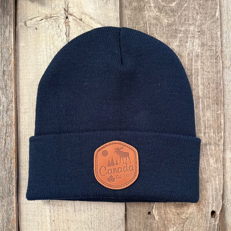 CANADA PATCH BEANIE sold by Oh Canada WPG