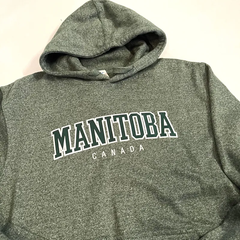 MANITOBA APPLIQUE HOODIE sold by Oh Canada WPG
