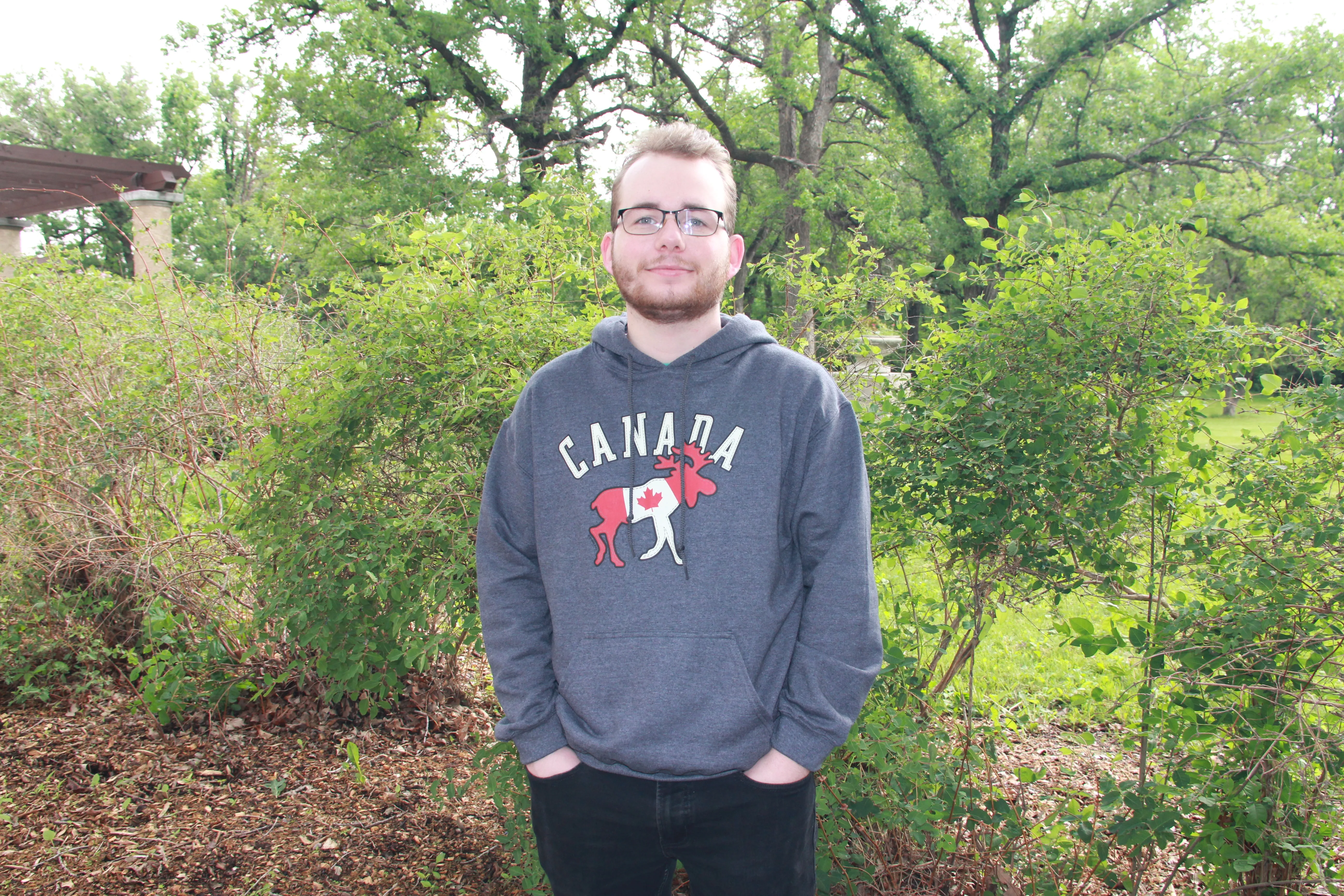 HERITAGE MOOSE HOODIE sold by Oh Canada WPG