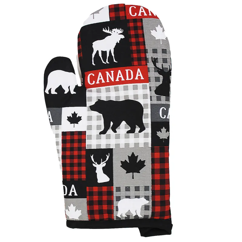 PATCHWORK OVEN MITT sold by Oh Canada WPG