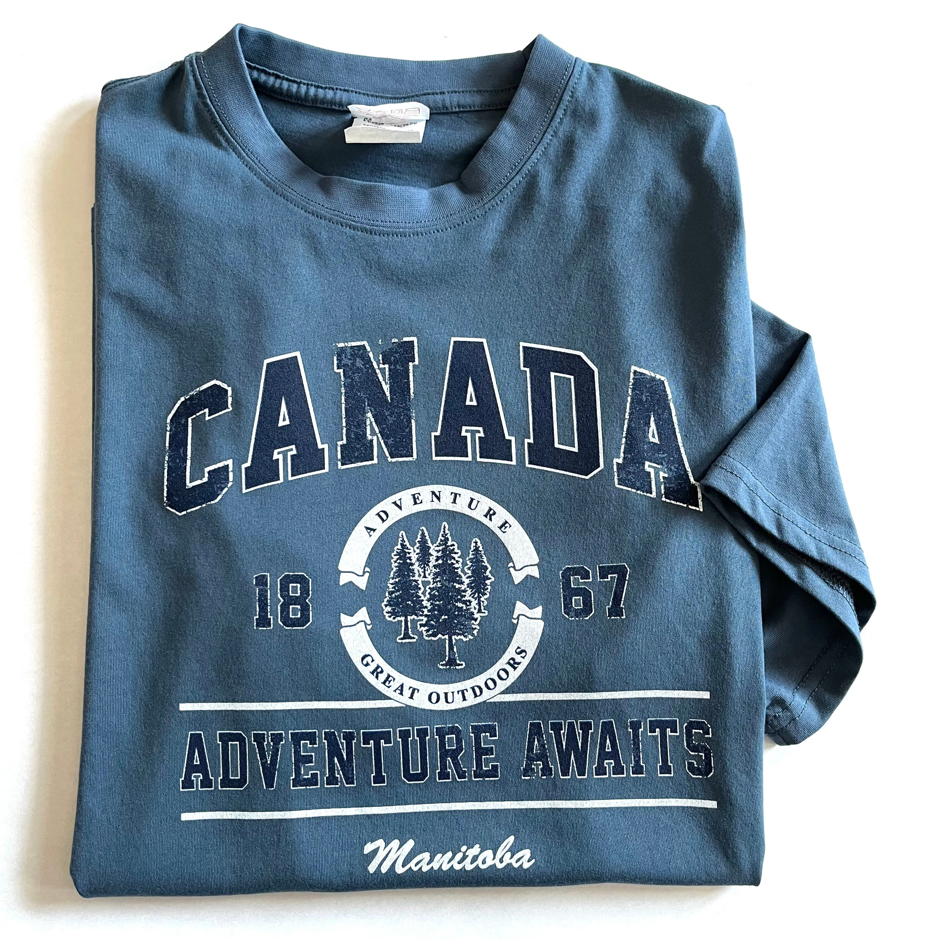 ADVENTURE AWAITS CANADA T-SHIRT sold by Oh Canada WPG product image thumbnail 5