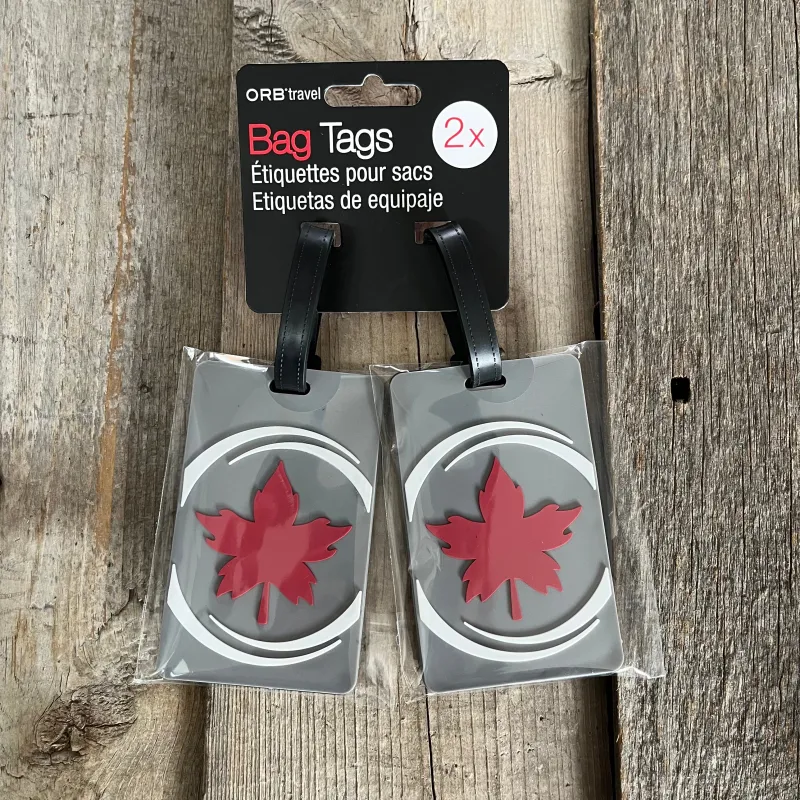 CANADA SPHERE LUGGAGE TAGS sold by Oh Canada WPG