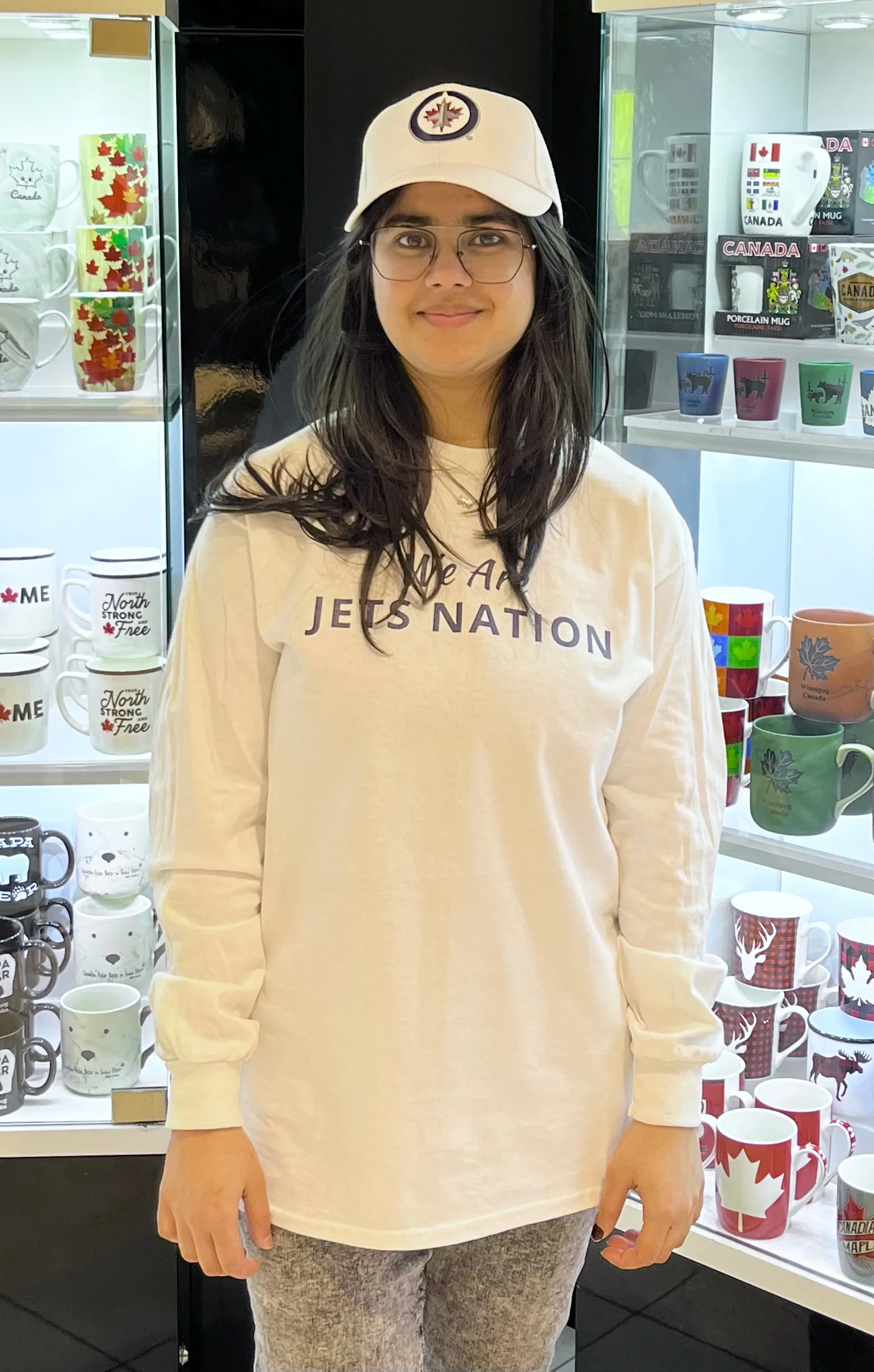 WE ARE JETS NATION LONG SLEEVE sold by Oh Canada WPG product image thumbnail 2