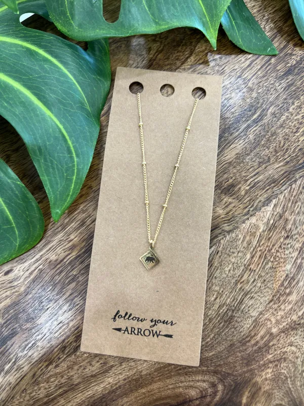 BEAR NECKLACE sold by Oh Canada WPG