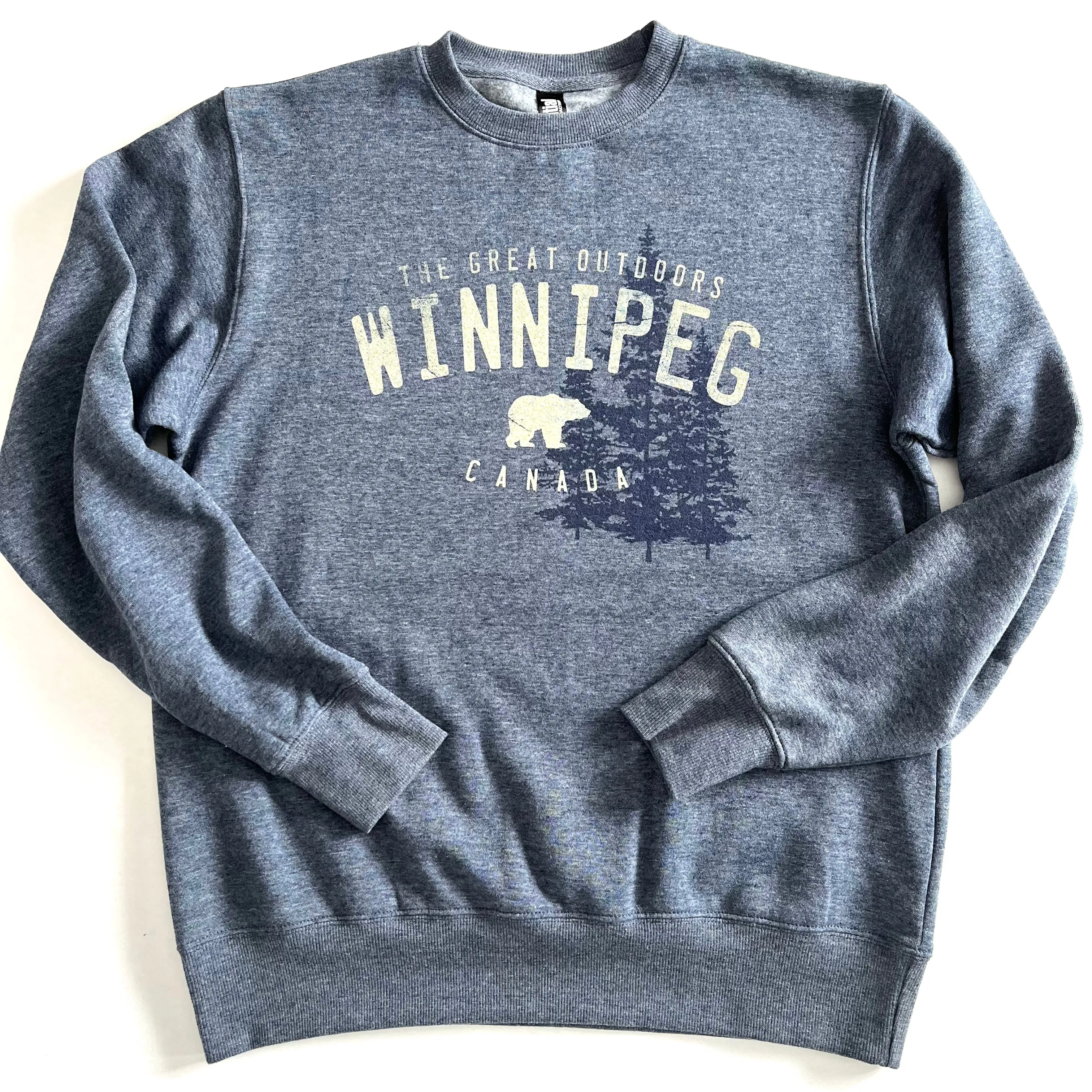 BEAR AND FIR TREES WINNIPEG CDA CREWNECK sold by Oh Canada WPG product image thumbnail 3