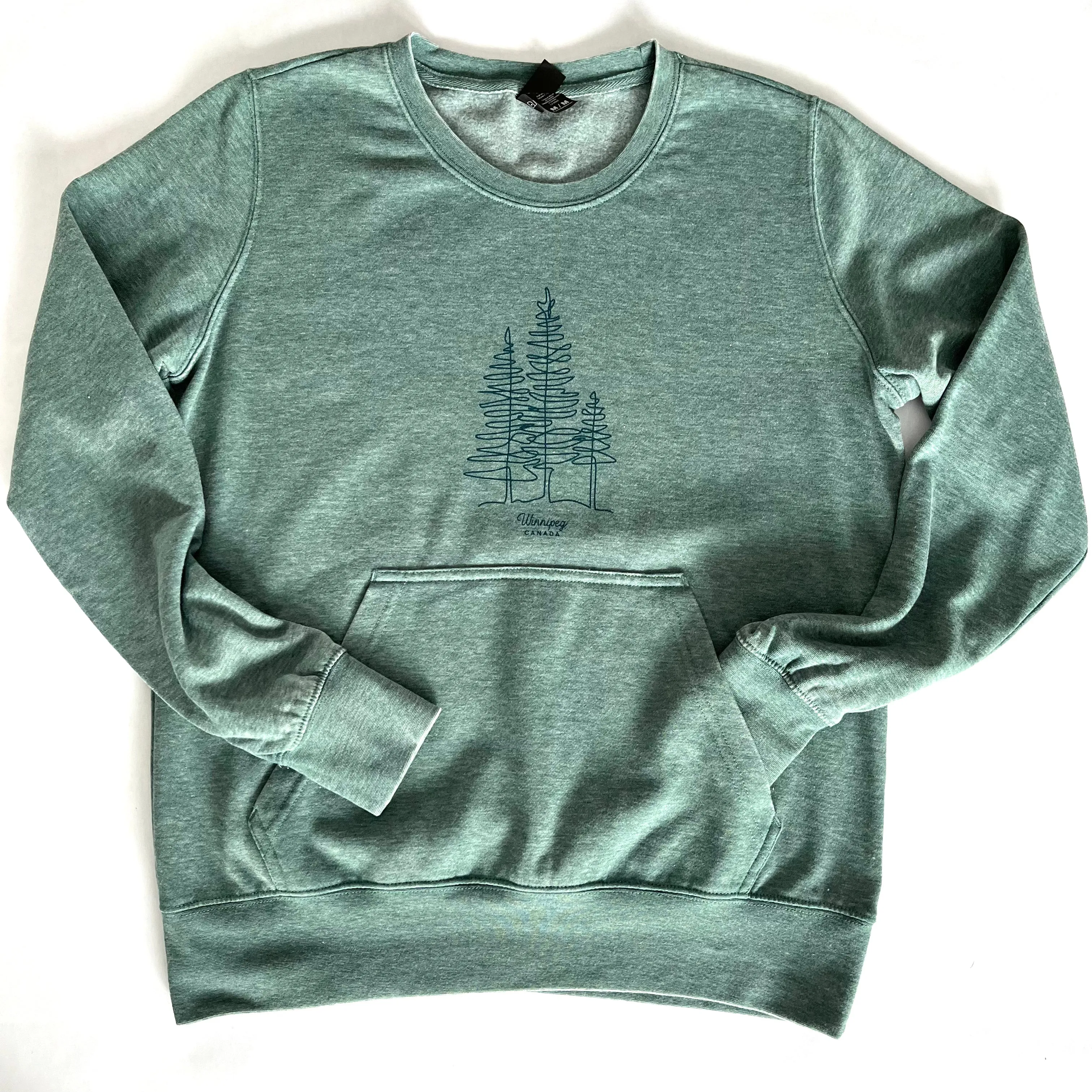 TREE OUTLINE WINNIPEG WOMENS CREWNECK sold by Oh Canada WPG product image thumbnail 3