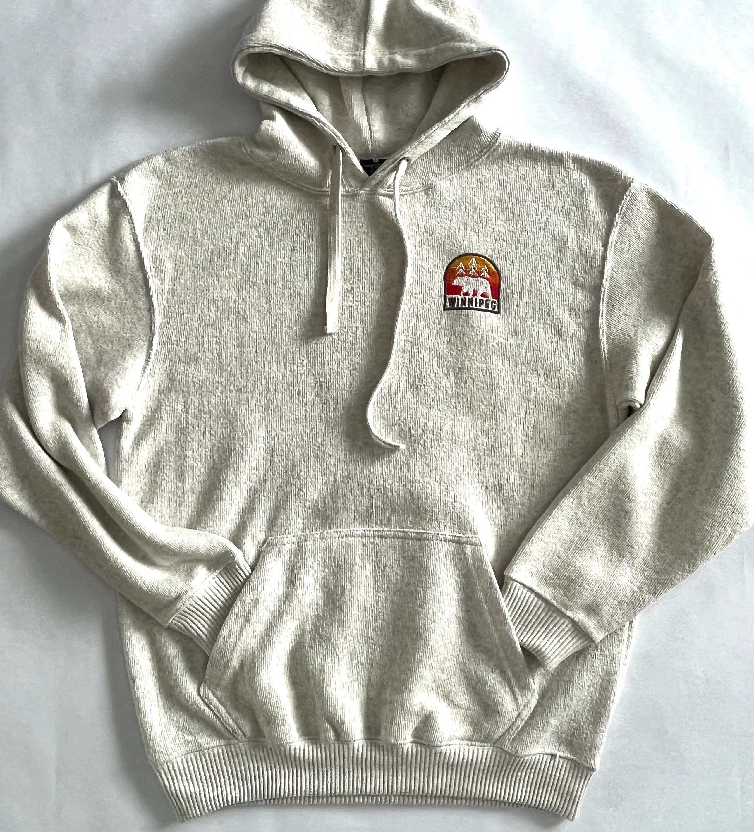 BEAR WITH SUNSET EMBROIDERY HOODIE sold by Oh Canada WPG product image thumbnail 3
