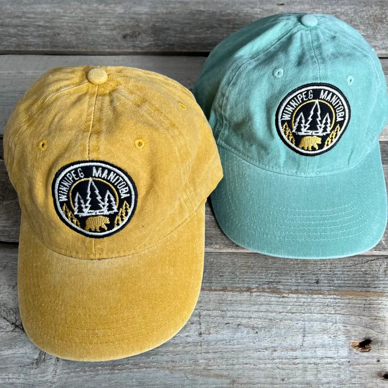 BEAR AND FIR TREES WINNIPEG HAT sold by Oh Canada WPG