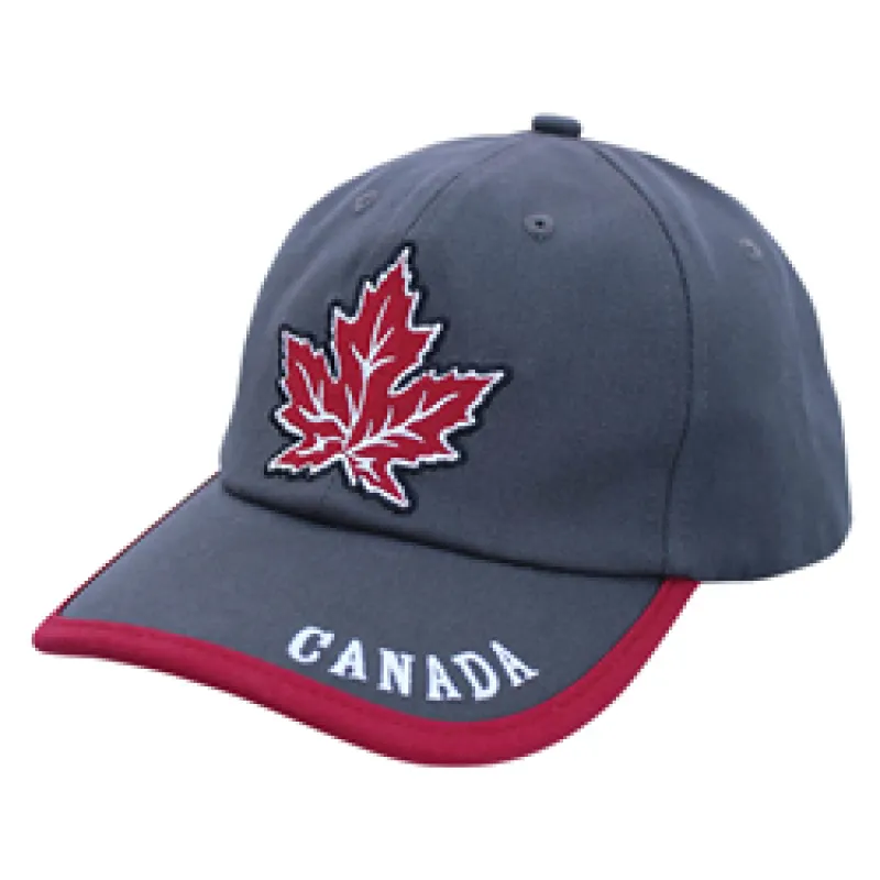 MAPLE LEAF EMBROIDERED HAT sold by Oh Canada WPG