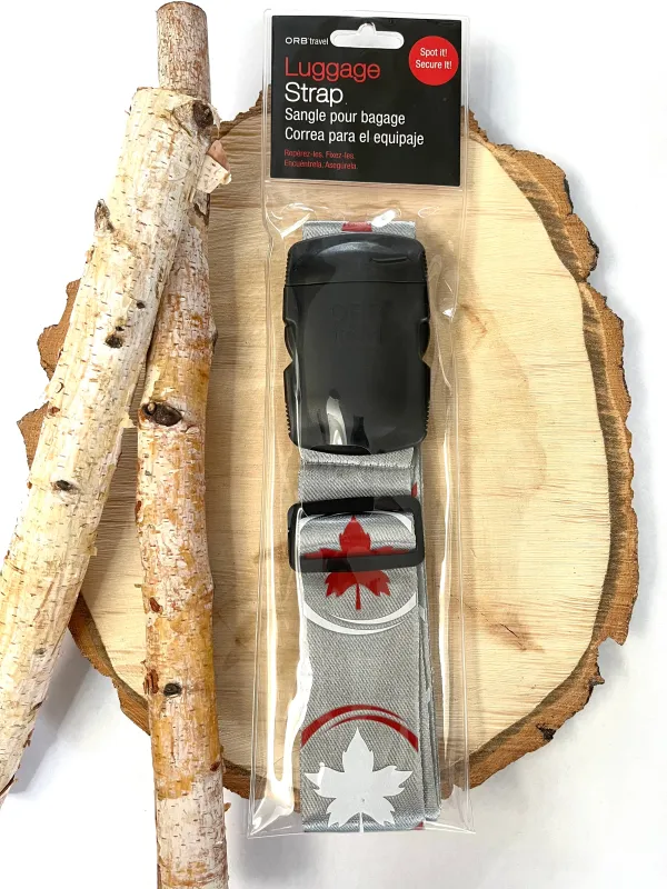 MAPLE LEAF LUGGAGE STRAP sold by Oh Canada WPG