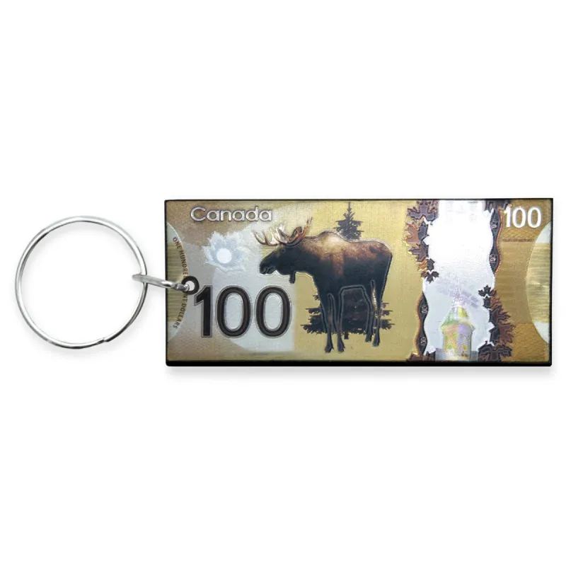 $100 BILL KEYCHAIN sold by Oh Canada WPG